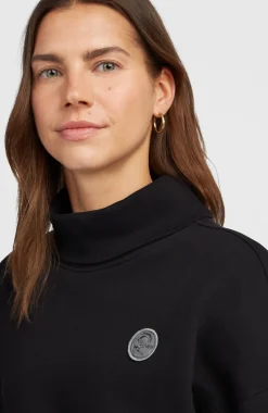 DamesO'Riginals sweater met hoge hals| Zwart
