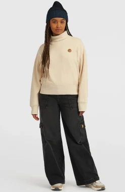DamesO'Riginals sweater met hoge hals| Beige
