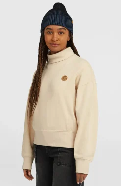 DamesO'Riginals sweater met hoge hals| Beige