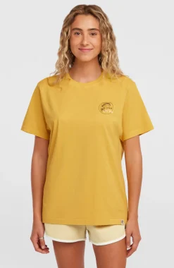 DamesO'Riginals Vintage Graphic T-shirt| Geel