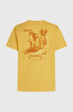DamesO'Riginals Vintage Graphic T-shirt| Geel