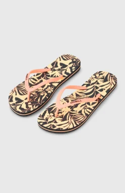 DamesProfile Graphic slippers| Zwart