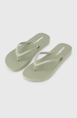 DamesProfile Small Logo slippers| Groen