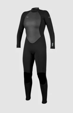 DamesReactor-2 3/2 Back Zip Full Wetsuit| Zwart