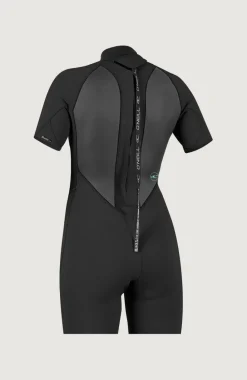 DamesReactor-2 2mm Back Zip Shortsleeve Spring Wetsuit| Zwart