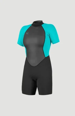 DamesReactor-2 2mm Back Zip Shortsleeve Spring Wetsuit| Zwart