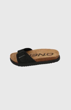 DamesSolana Slider Sandalen| Zwart