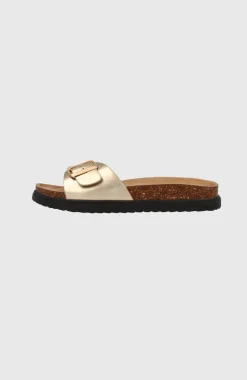 DamesSolana Slider Sandalen| Geel