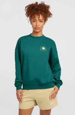 DamesSummer Musthave Crewneck sweater| Groen