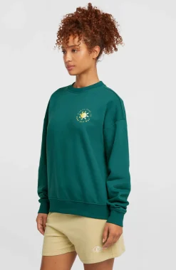 DamesSummer Musthave Crewneck sweater| Groen