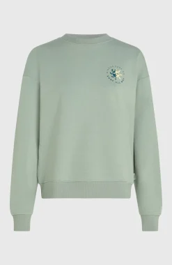 DamesSummer Musthave Crewneck sweater| Groen