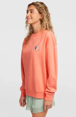 DamesSummer Musthave Crewneck sweater| Oranje