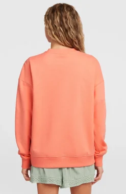 DamesSummer Musthave Crewneck sweater| Oranje