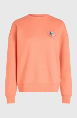 DamesSummer Musthave Crewneck sweater| Oranje
