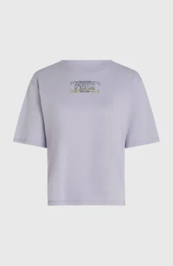 DamesSummer Must Haves Back Print T-shirt| Paars