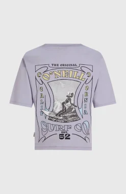 DamesSummer Must Haves Back Print T-shirt| Paars