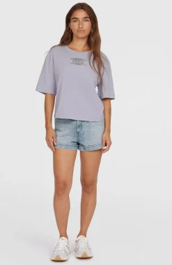 DamesSummer Must Haves Back Print T-shirt| Paars