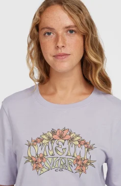 DamesSummer Must Haves Graphic T-shirt| Paars