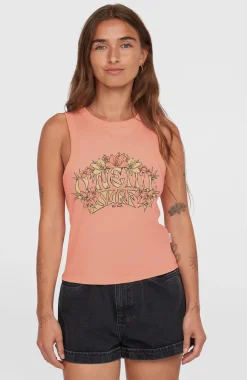 DamesSummer Must Haves Graphic tanktop| Roze