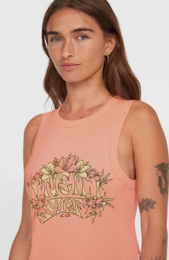 DamesSummer Must Haves Graphic tanktop| Roze