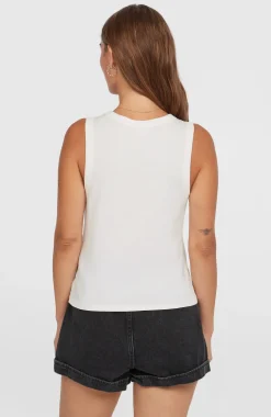 DamesSummer Must Haves Graphic tanktop| Wit