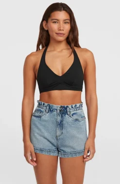 DamesTasia Denim short| Blauw
