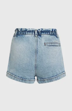 DamesTasia Denim short| Blauw