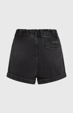 DamesTasia Denim short| Zwart