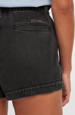 DamesTasia Denim short| Zwart