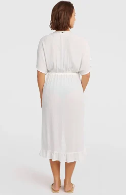 DamesWilder strandjurk| Wit