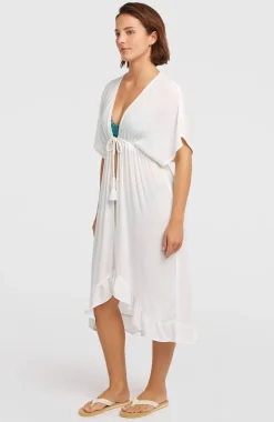 DamesWilder strandjurk| Wit