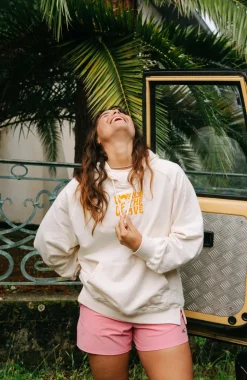 DamesWomen of the Wave hoodie| Beige