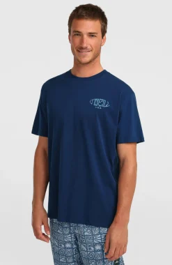 HerenBox Logo T-shirt| Blauw