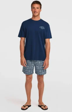 HerenBox Logo T-shirt| Blauw