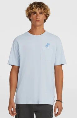 HerenChest Pocket T-shirt| Blauw