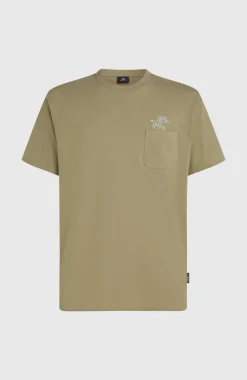 HerenChest Pocket T-shirt| Groen