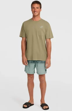 HerenChest Pocket T-shirt| Groen