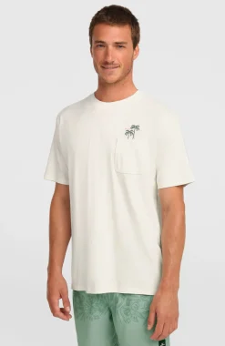 HerenChest Pocket T-shirt| Wit
