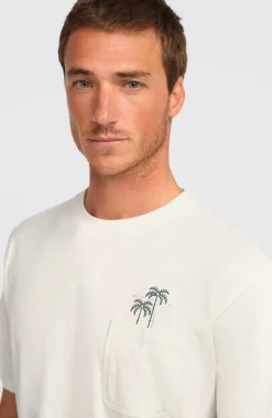 HerenChest Pocket T-shirt| Wit