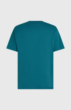 HerenChest Print T-shirt| Groen
