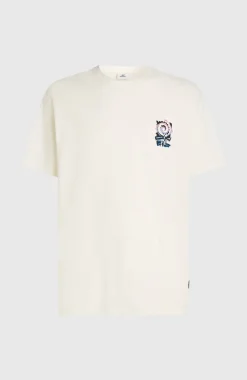 HerenChest Print T-shirt| Wit