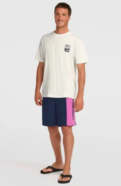 HerenChest Print T-shirt| Wit