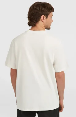 HerenChest Print T-shirt| Wit