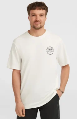 HerenChest Print T-shirt| Wit