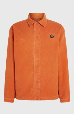 HerenCord Coach jas| Oranje