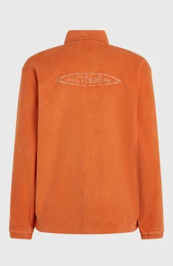HerenCord Coach jas| Oranje