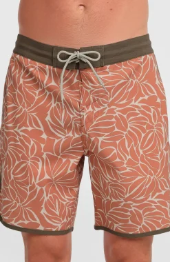 HerenCruzer Scallop 18'' boardshort| Oranje Mix