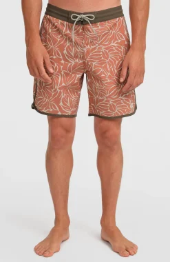 HerenCruzer Scallop 18'' boardshort| Oranje Mix
