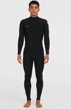 HerenEpic 3/2 Chest Zip Full Wetsuit| Zwart