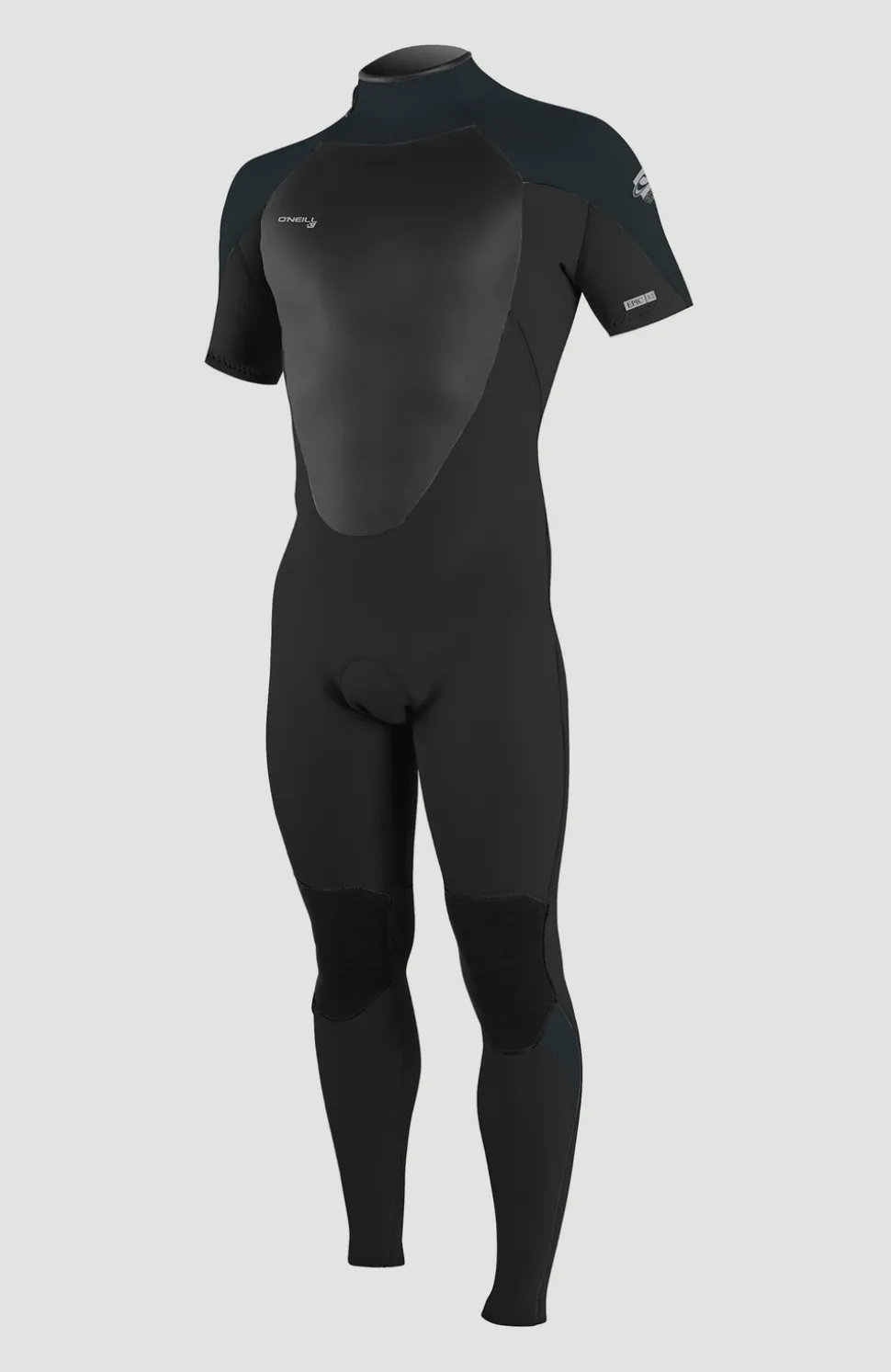 HerenEpic 3/2mm Back Zip Shortsleeve Full Wetsuit Herren| Zwart